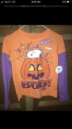 Girls Halloween shirt Snoopy NEW!