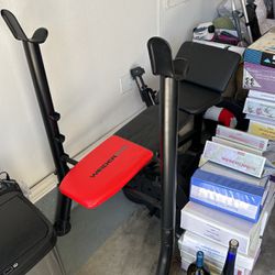 Weight Bench And weights