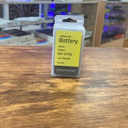 Lithium Battery Sony NP-F770