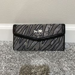 Rare zebra Coach wallet