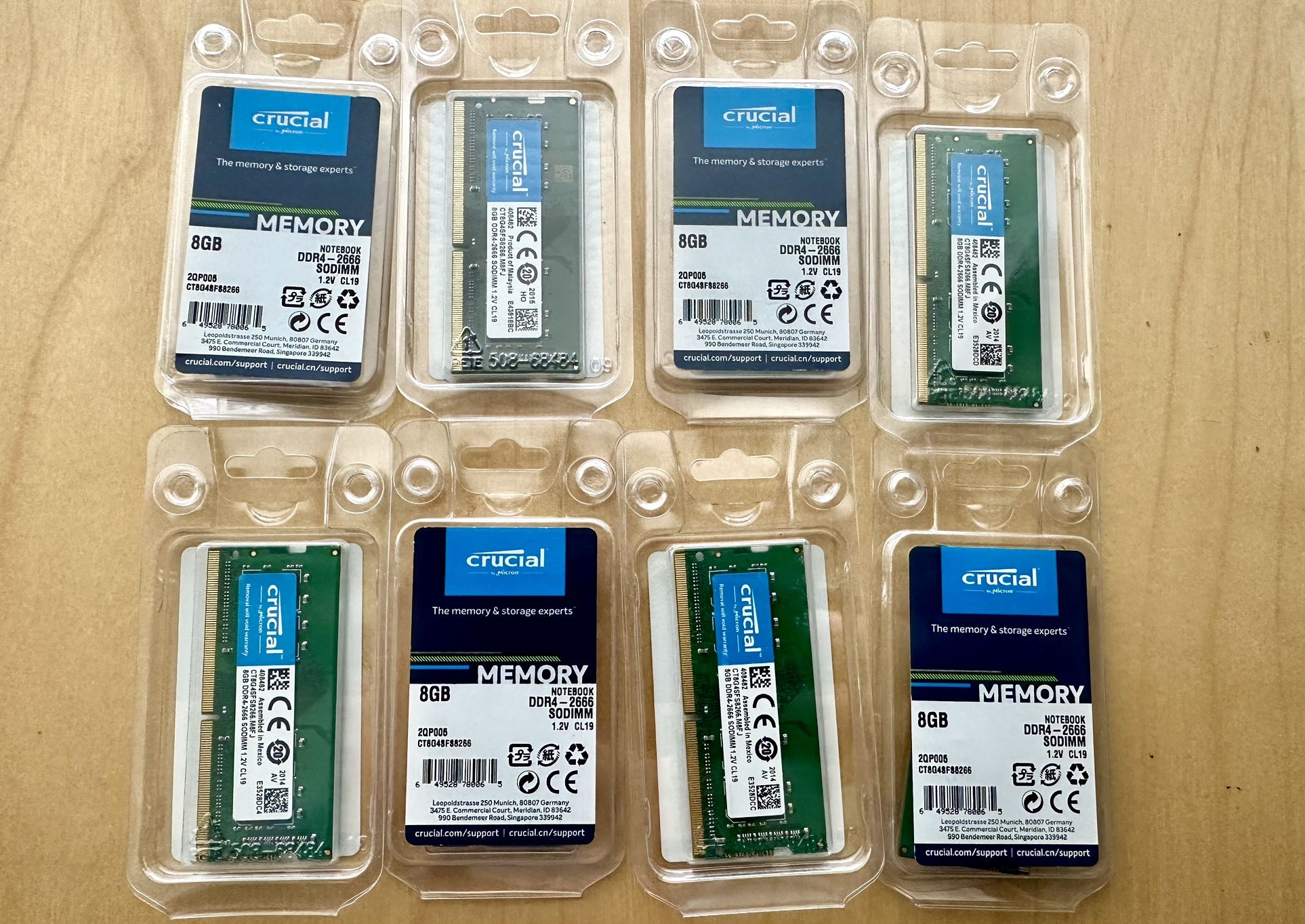 New Laptop 8GB DDR4-2666 SODIMM ( Multiple Items Available)