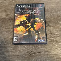 Playstation 2 Ps2 shadow the hedgehog video game