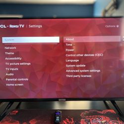 TCL 43" CLASS 4-SERIES 4K UHD HDR LED SMART ROKU TV 