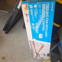Modern Ceiling Fan with Light