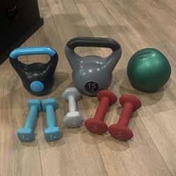 Hand Weights And Kettle Bells