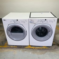 whirlpool washer and dryer in very perfect condition a receipt for 90 days warranty