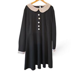 Wednesday Addams Women's 3X Halloween Costume Dress