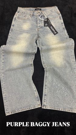 Purple Baggy Jeans