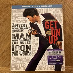 Get On Up: James Brown Story Blu-Ray & DVD SLIPCOVER Chadwick Boseman