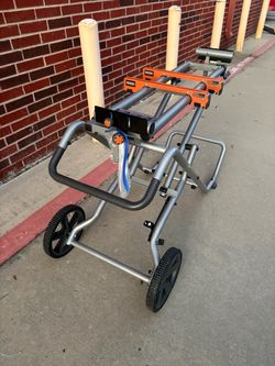 RIDGID Miter Saw Stand with Wheels