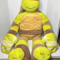 Large 24” Michelangelo TMNT Teenage Mutant Ninja Turtles Plush