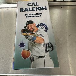 2026 Cal Raleigh 60 Home Run HR Bobblehead Seattle Mariners 3/28/26 MLB SGA New