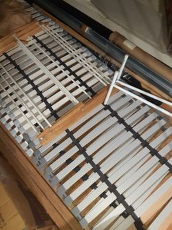 Queen Size mattress, frame, and base