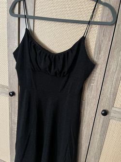 Black Sparkly Mini Dress