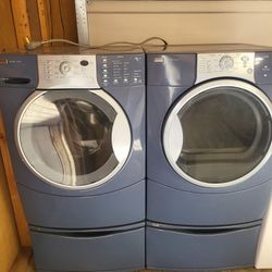 Washer And Dryer Electric Kenmore Elite He4t Super Capacity Plus Whit Warranty 550