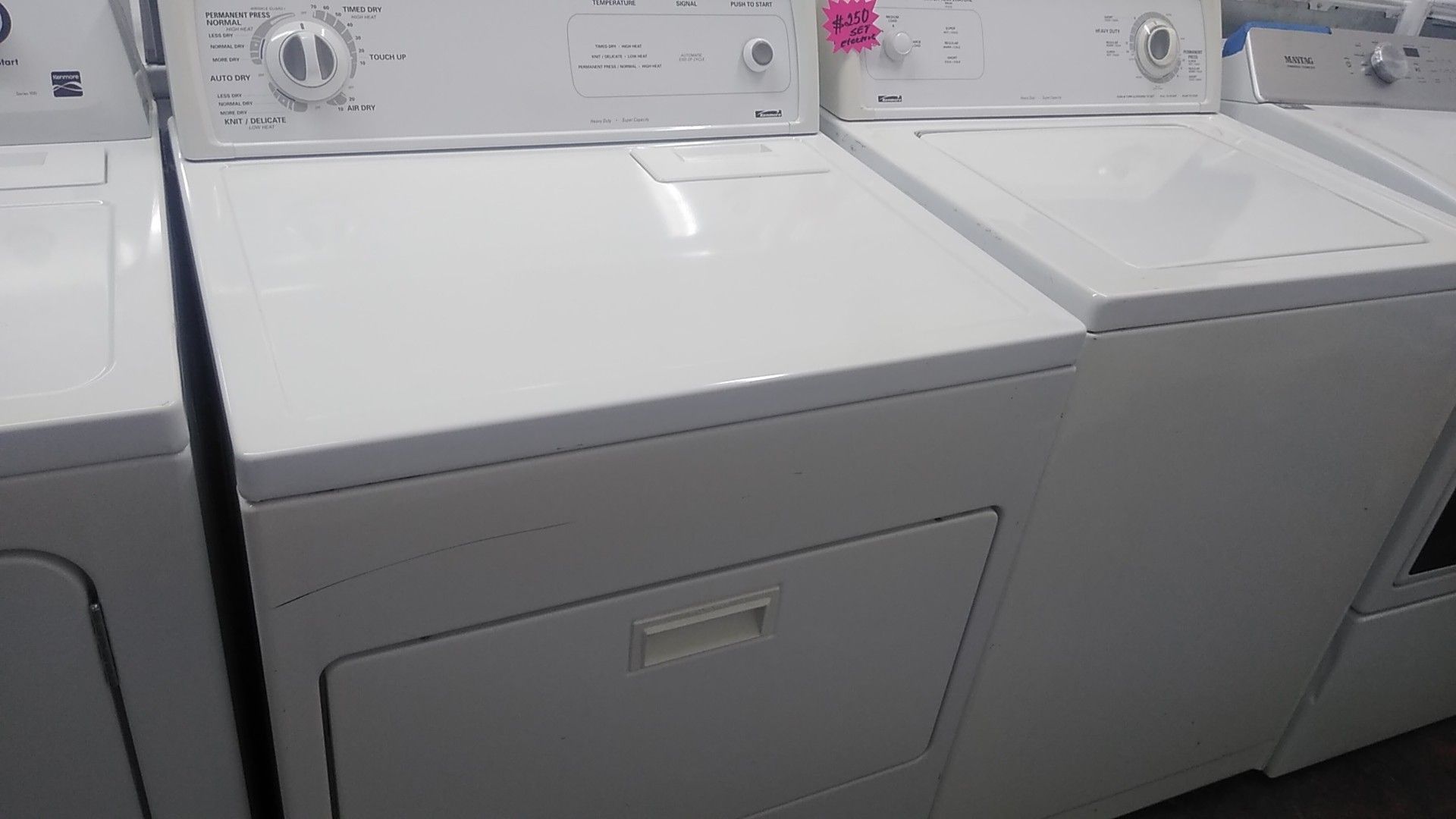 Kenmore washer and dryer