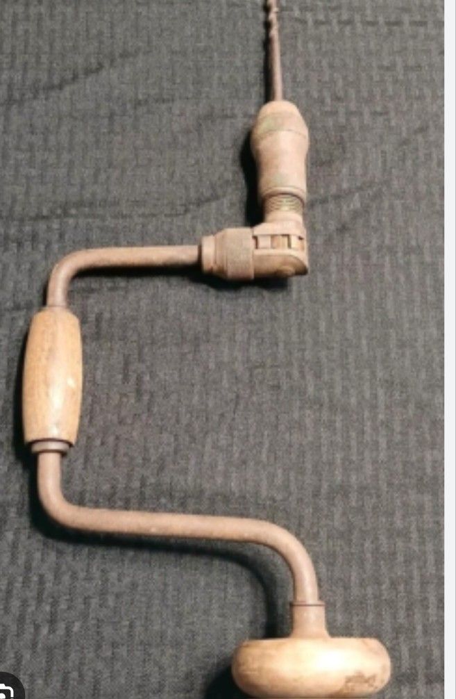 Endled Vintage Stanley Defiance No. 1246 Hand Drill