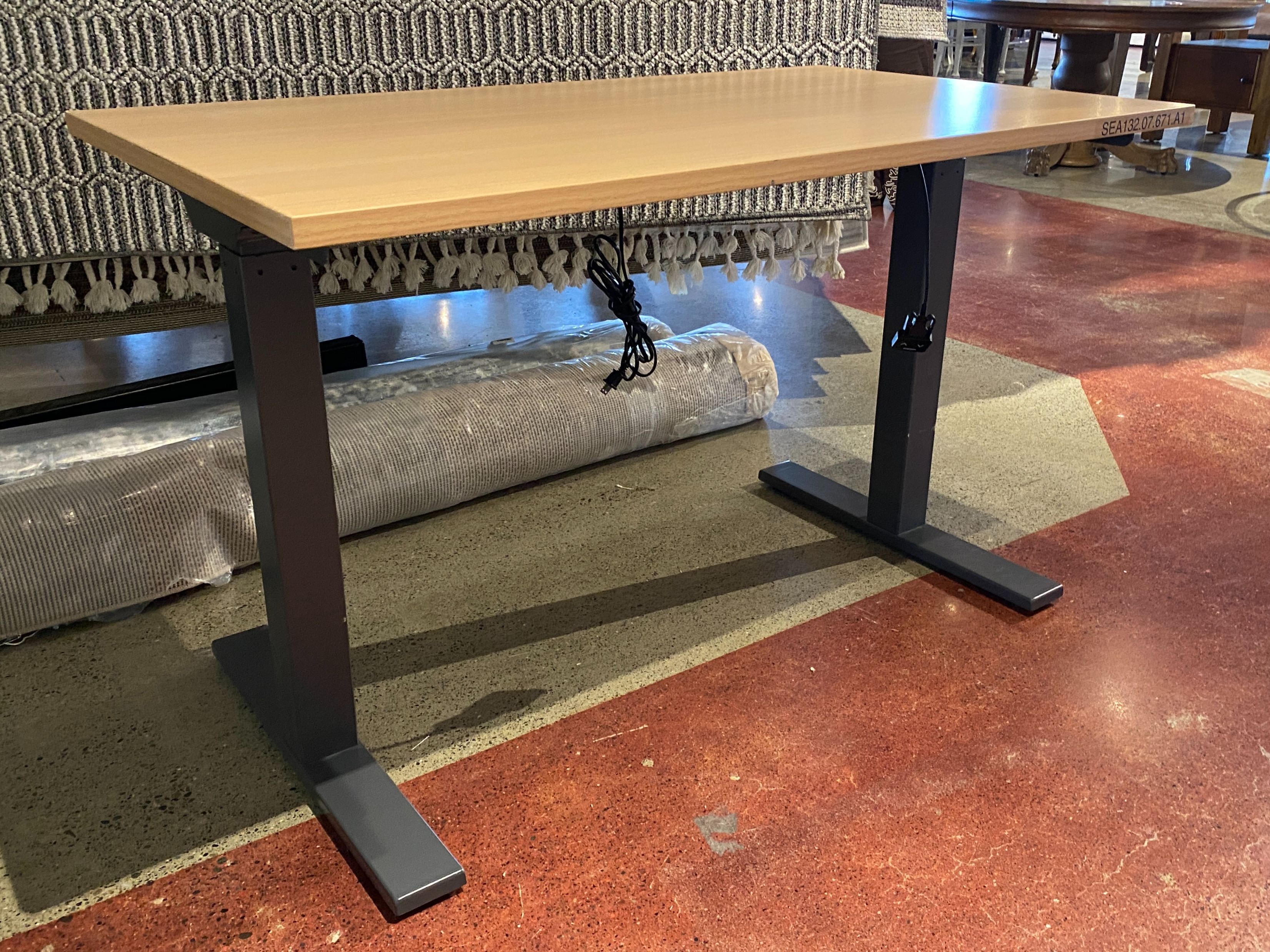 POPPIN Series L 2S Electric Rising Desk