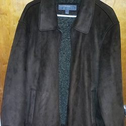 Perry Ellis suede jacket 