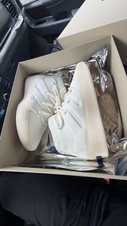 Size 11 Adidas Fear of God Athletics I Model Basketball - Off-White / Cream (Original Box Included)