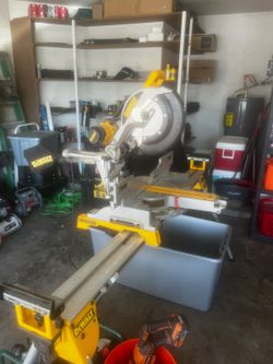 Dewalt saw with stand