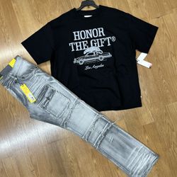 New Stacked Jeans New Shirt