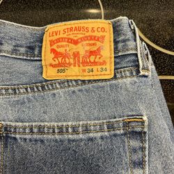 Men’s Levi 505 Red Tag Jeans