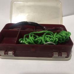 Miniature Tackle Box With  Starter Kit Double Solder