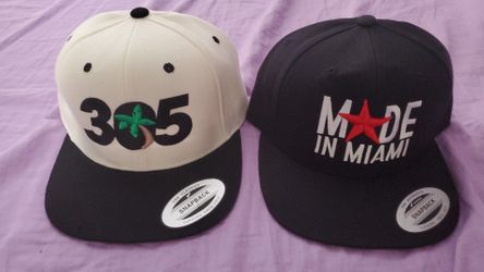 305 & Made in Miami snap backs