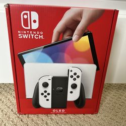 Brand New/ Sealed - Nintendo Switch OLED console (white) 