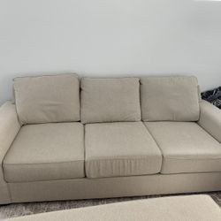 Couch, love seat, and ottoman