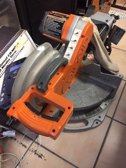 Ridgid ms1290lz compound miter saw for Sale in Miami FL OfferUp