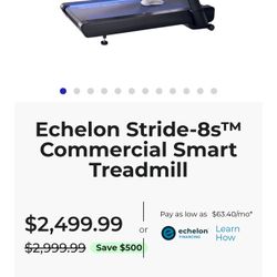 Treamill Echelon Steide 8s