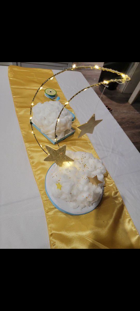 Twinkle Star Baby Shower Center Pieces 