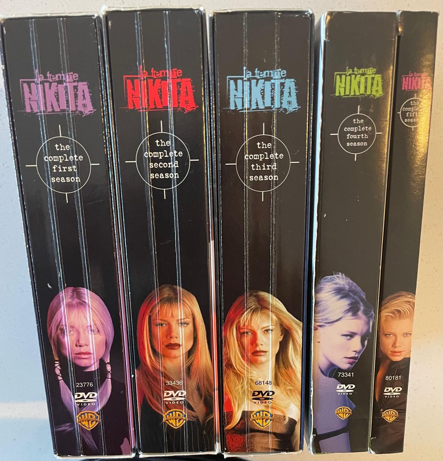 Complete collection Of La Femme Nikita Seasons1 Through 5