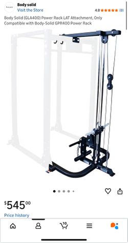Body Solid GLA400 Lat Pulldown Attachment
