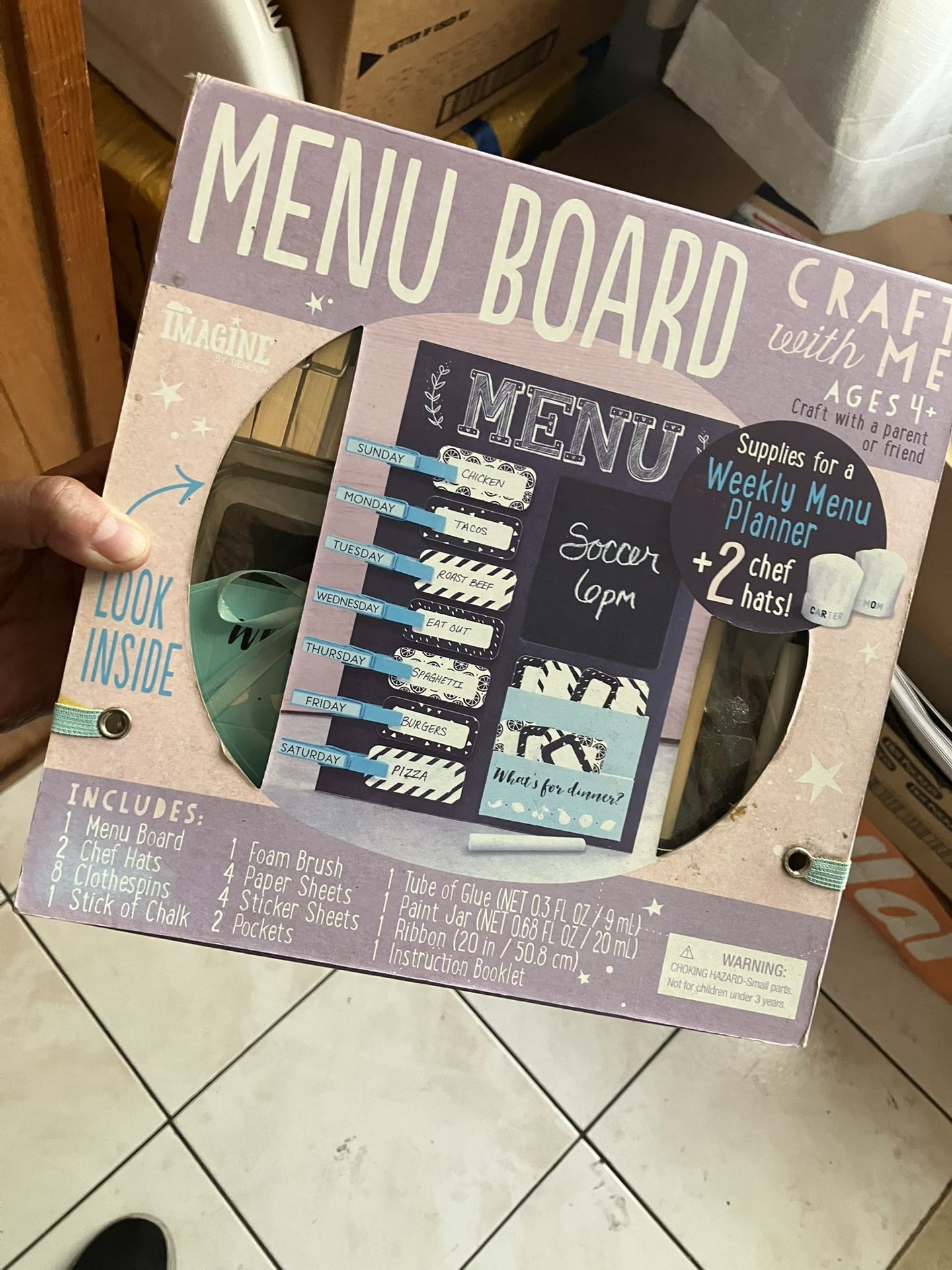 $1, Kids Menu Board