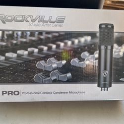 Mic  With Stand And Mixer