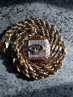 2001 Diamondback World Championship Pendant And Rope Chain $7,500 Sports Memorabilia