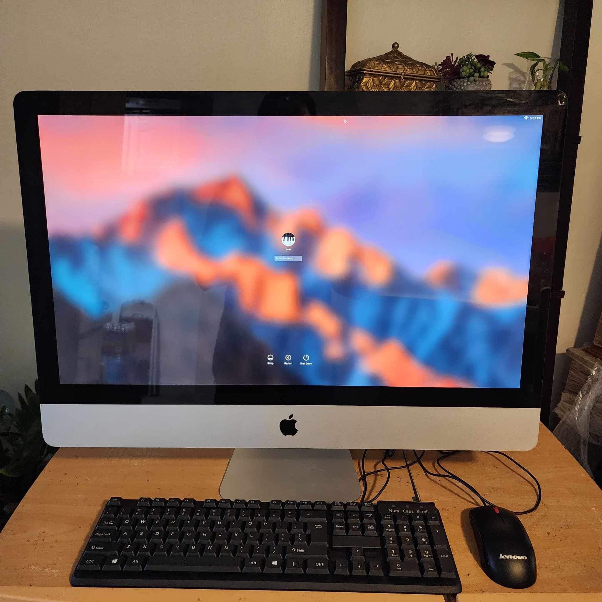 iMac 2010 OS High Sierra 27inch メモリ8GB iMac 