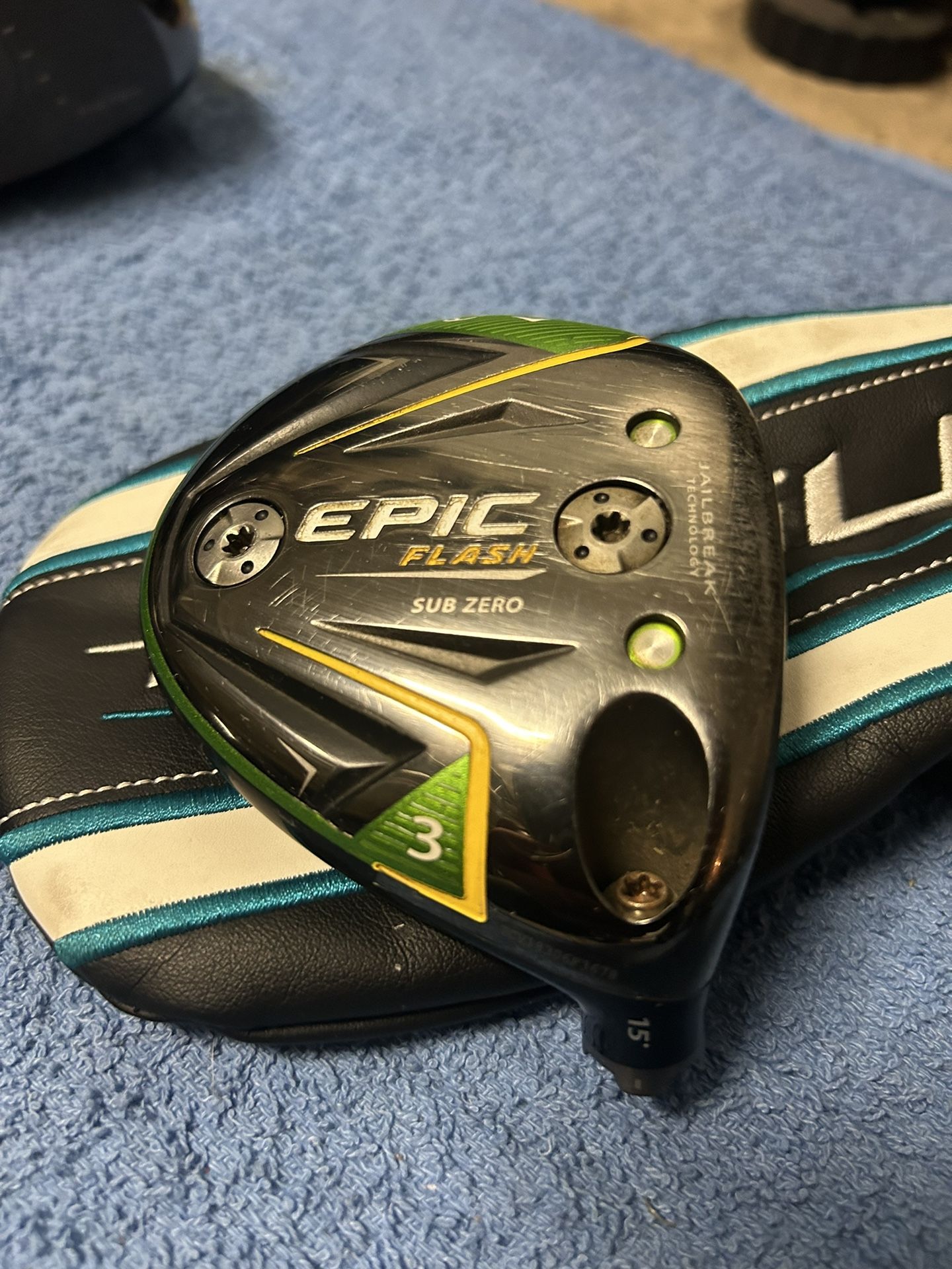 Epic Flash Sub Zero 15° 3 Wood Head