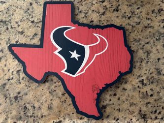 WinCraft Texas Shaped Houston Texans Sign