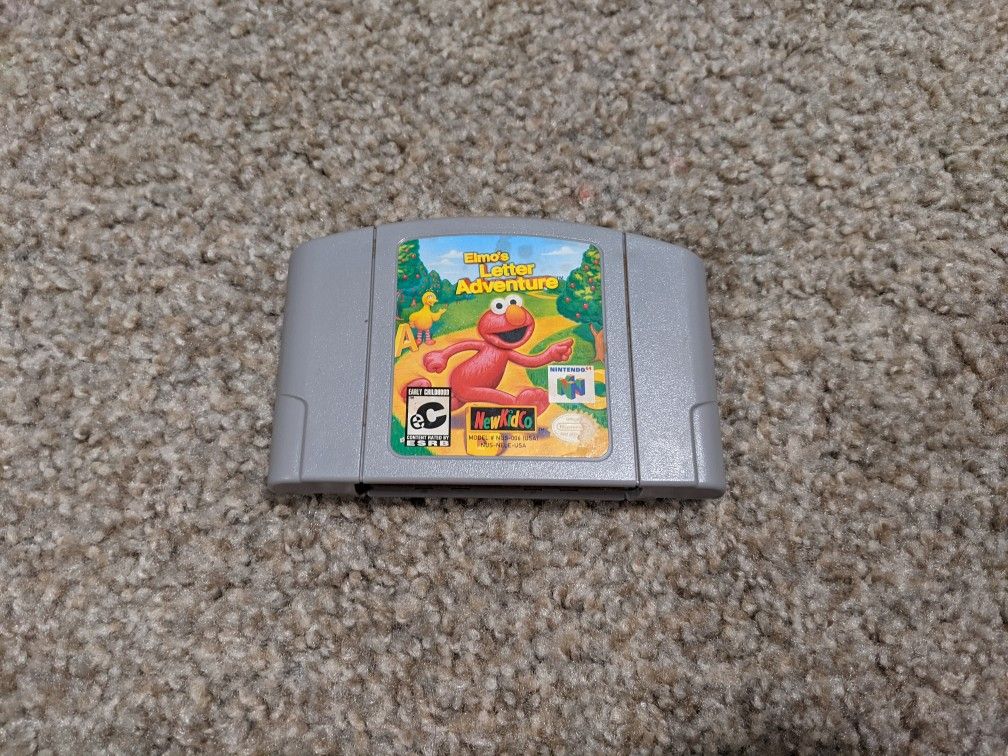 Nintendo 64 Elmo's Letter Adventure