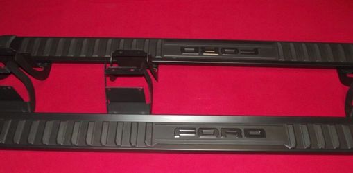 2017-2026 Ford F250 F350 Running Boards Super Duty Black side steps Crew cab OEM
