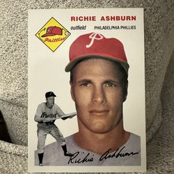 1954 Topps Richie Ashburn #45 – Vintage Philadelphia Phillies (Ungraded)