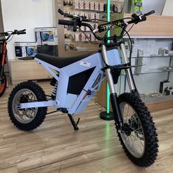 Blue Electric Dirt Bike 40MPH ebike Finance it! $50 Down