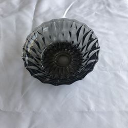 VINTAGE /RARE set Of 12 Libbey Smoke Gray Diamond Bowls
