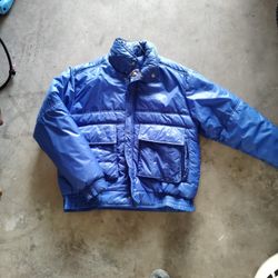 Men's Vintage Puffer Jacket Size Large