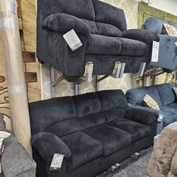 Ashley Furniture In Stock SimpleJoy Black Color Sofa Lovese Special