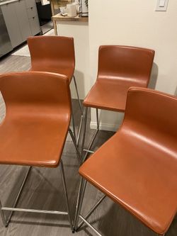 4x Bar stool, Coral Bar Stools
